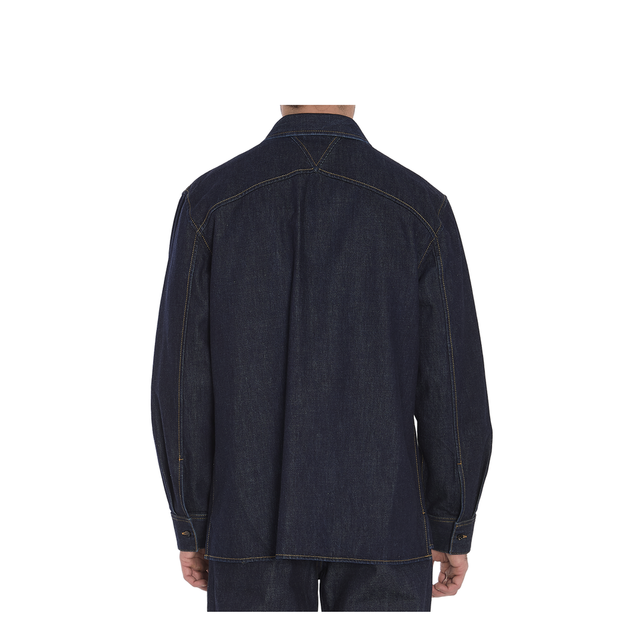Indigo Denim Shirt - Image 4