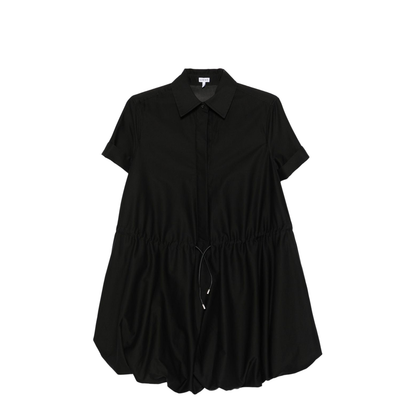Cotton Blend Short Dress - Image 1