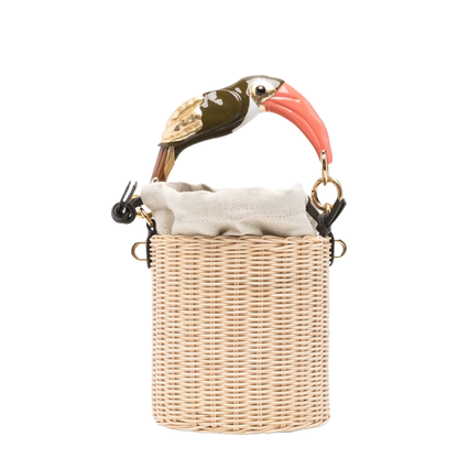 Tropicus Common Rush Bucket Bag - Hot Sand - Image 1