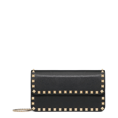 Pouch With Black Rockstud Chain - Image 1