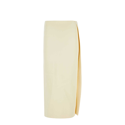 Viscose Skirt Ivory - Image 1