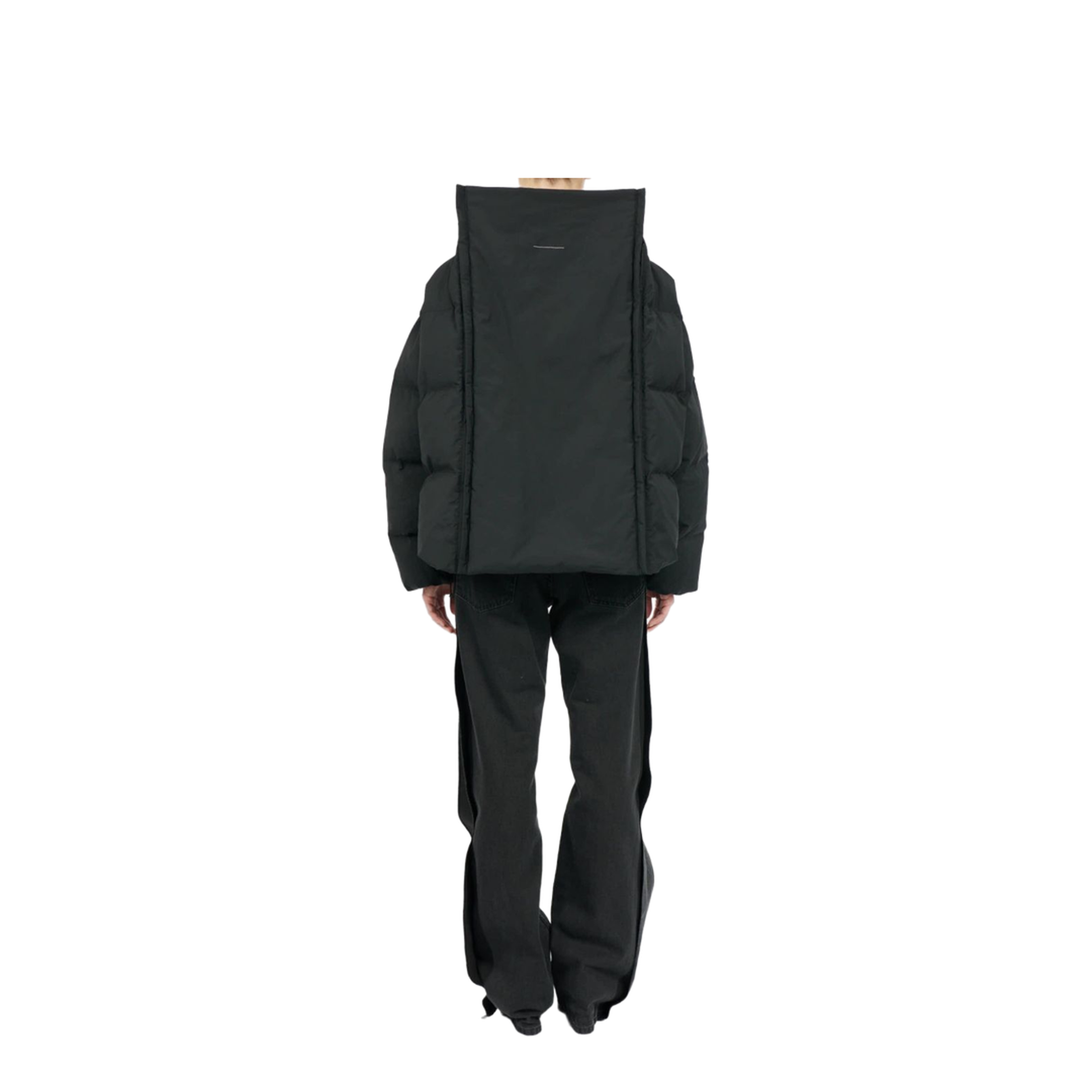 Transformable Padded Black Jacket - Image 2