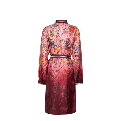 Printed Silk Twill Shirt Dress - Image 2