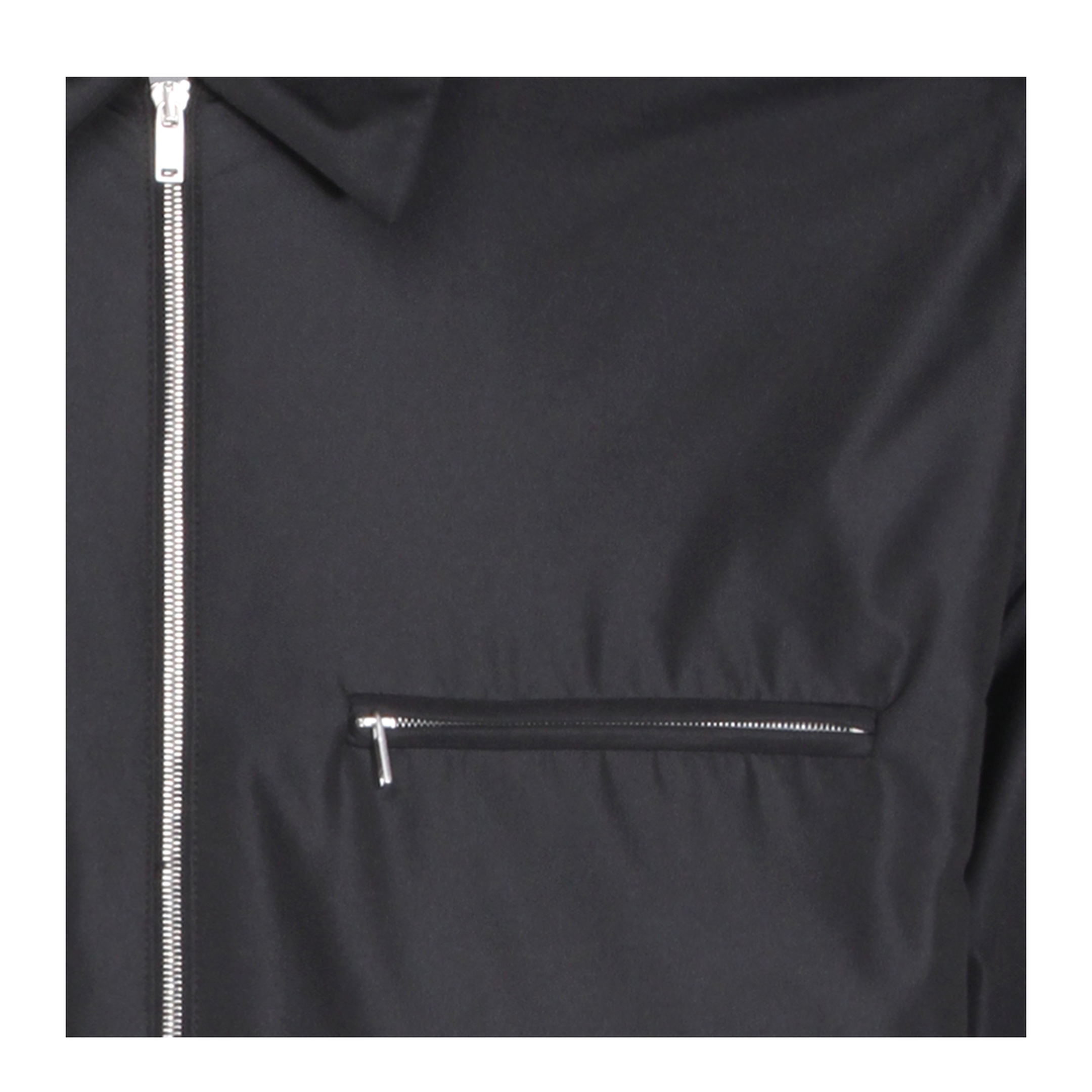 Men's Classic-Collar Jacket Black - Image 6