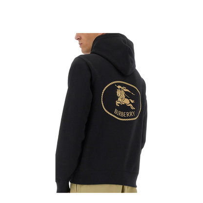 Logo Embroidered Drawstring Hoodie - Image 4