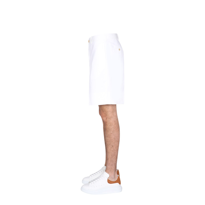 White Other Materials Shorts - Image 3