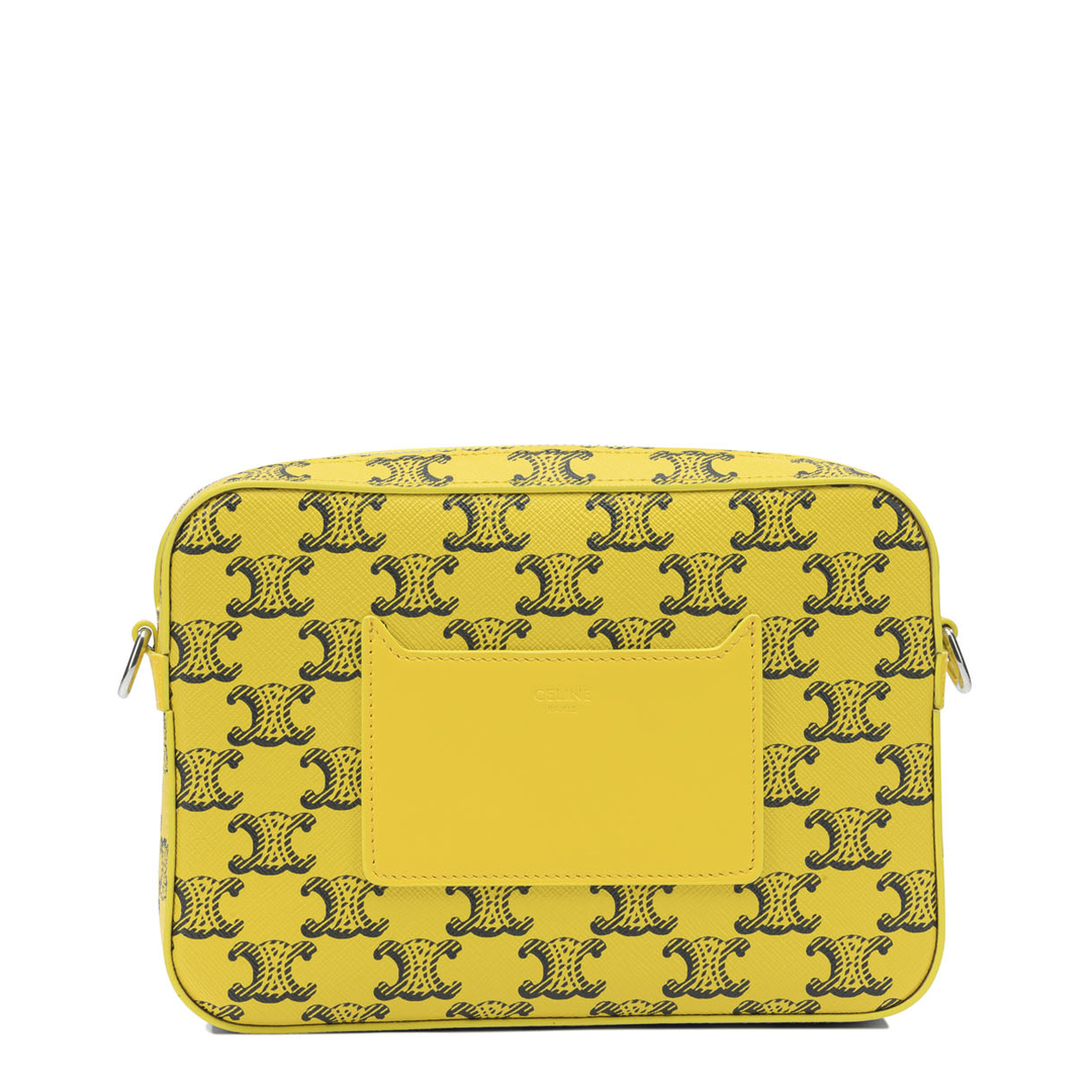 Triomphe Canvas Small Canvas Messenger Bag - Ultra Yellow - Image 3