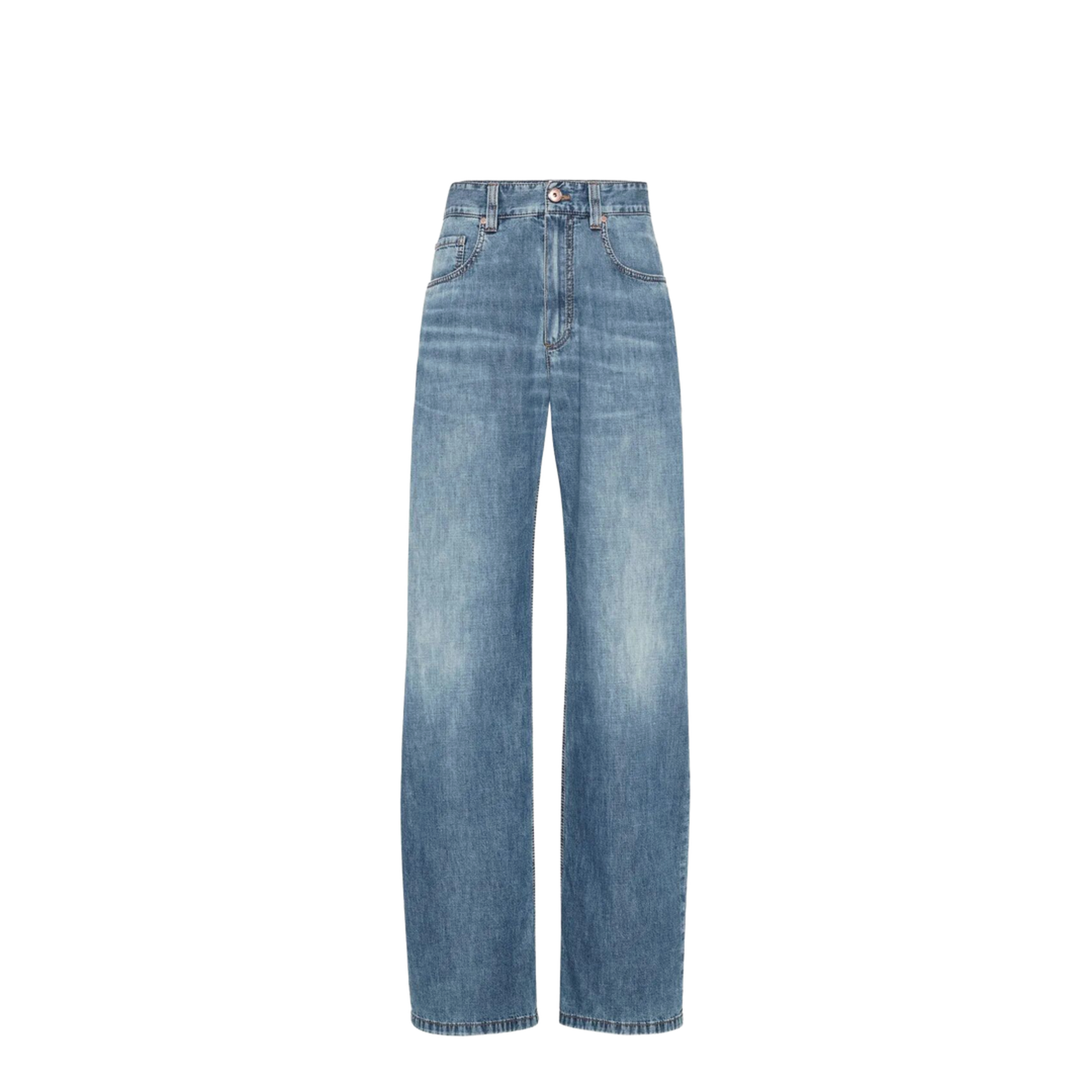 Lightweight Denim Contemporary Loose Jeans - Image 1