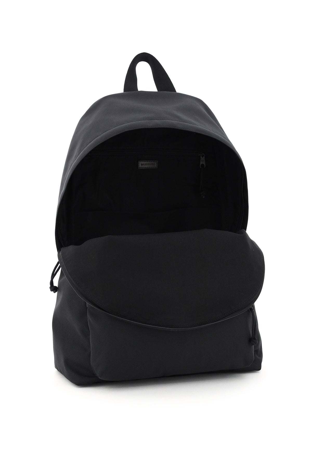 Explorer Nylon Backpack in Black - Image 4