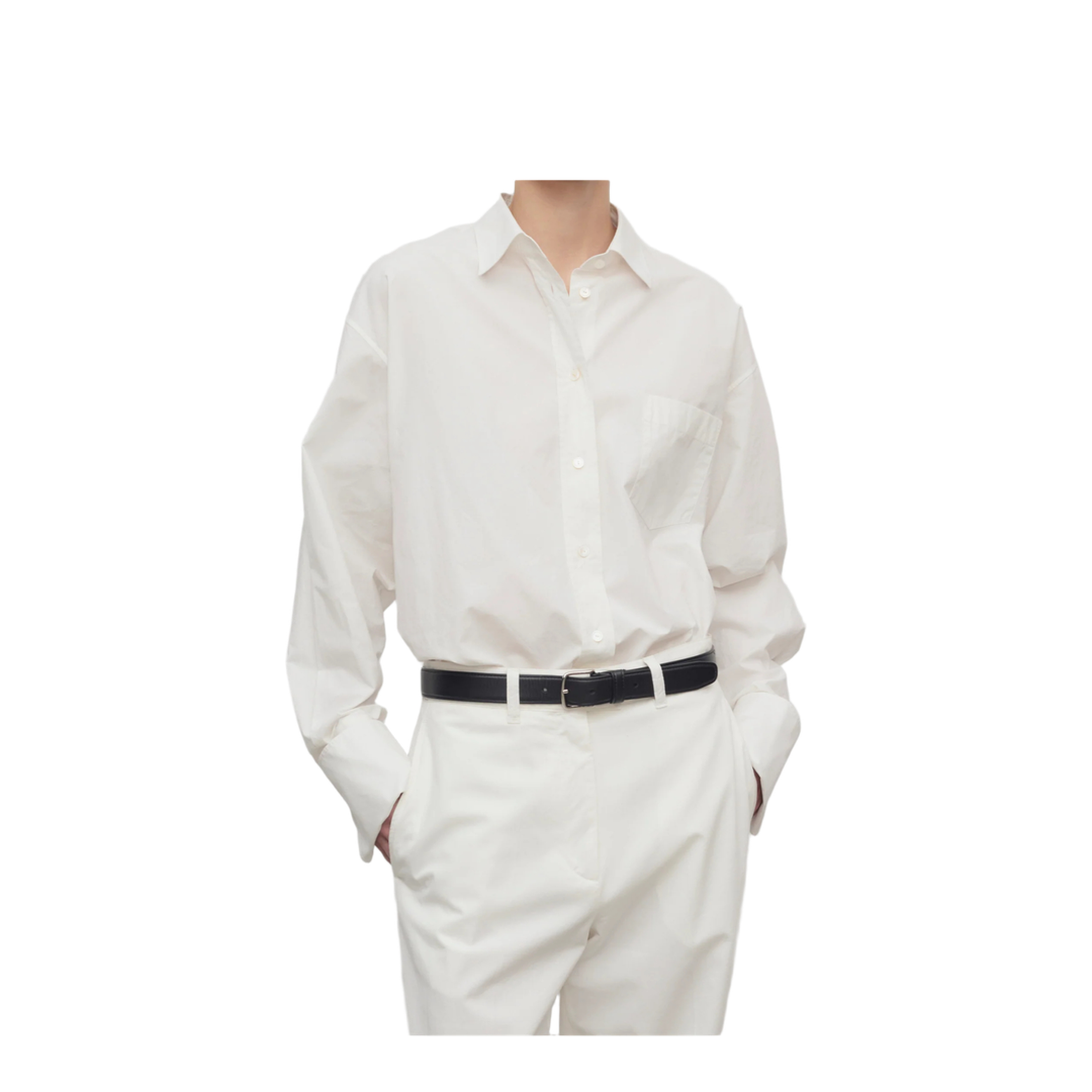 Cotton Popeline Shirt - Image 1