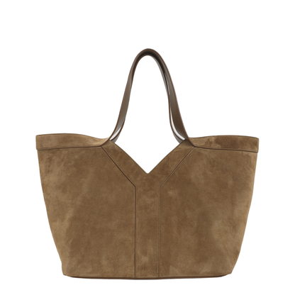 Suede Small Y Tote Bag - Image 1