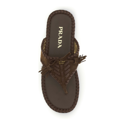 Thong Sandals With Tassels - Image 4