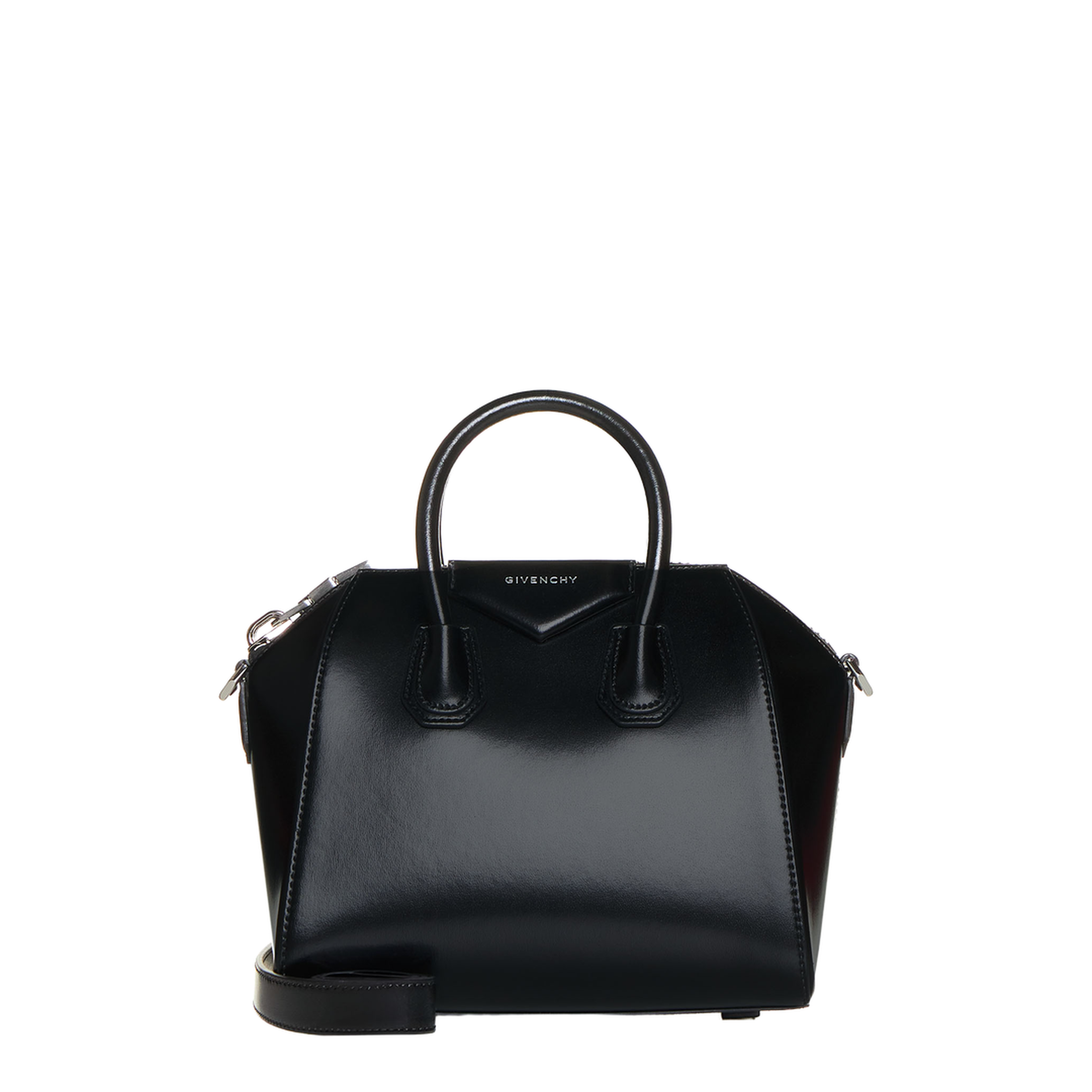 Antigona Mini Bag In Box Leather - Image 1