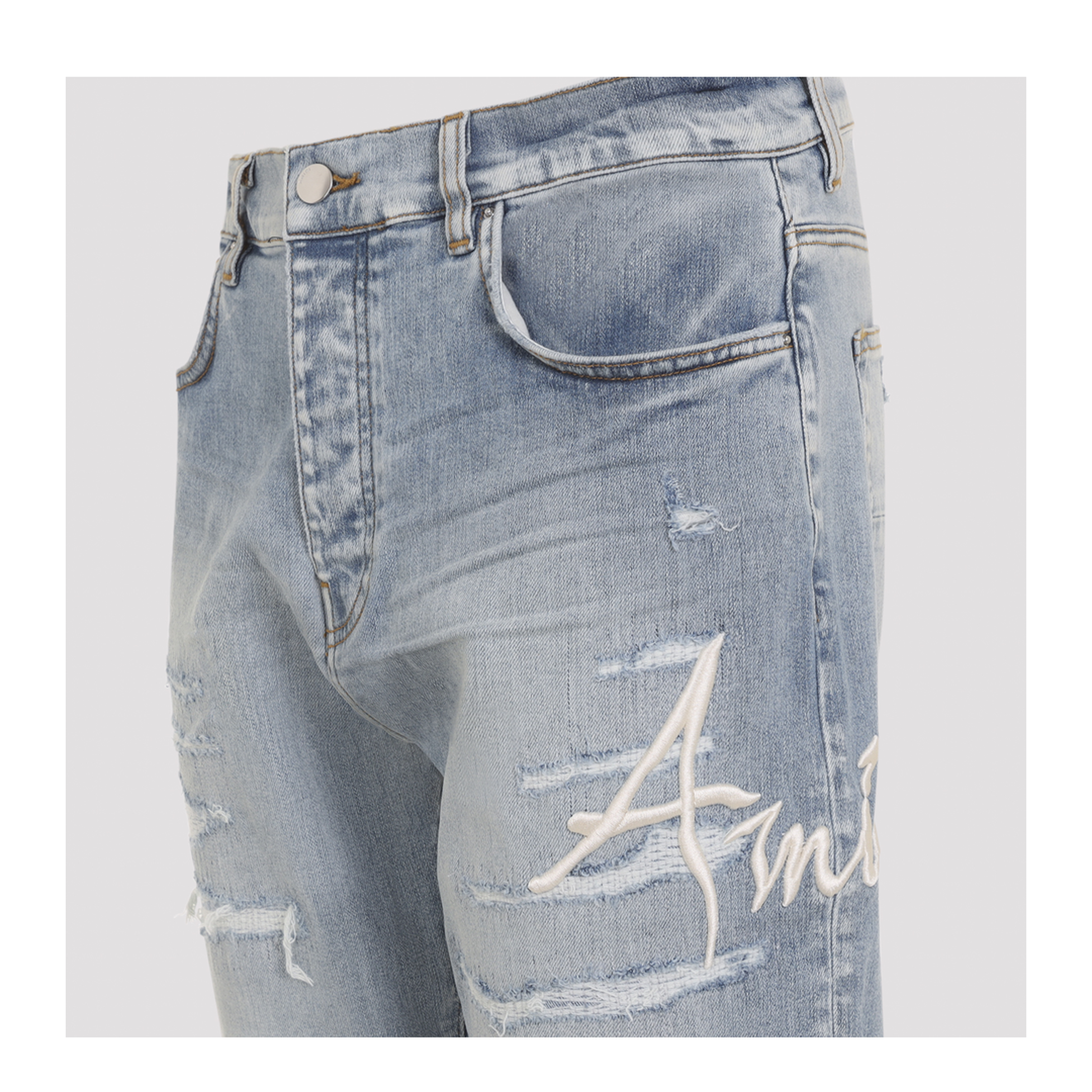 Repaired Slim Jeans - Image 5