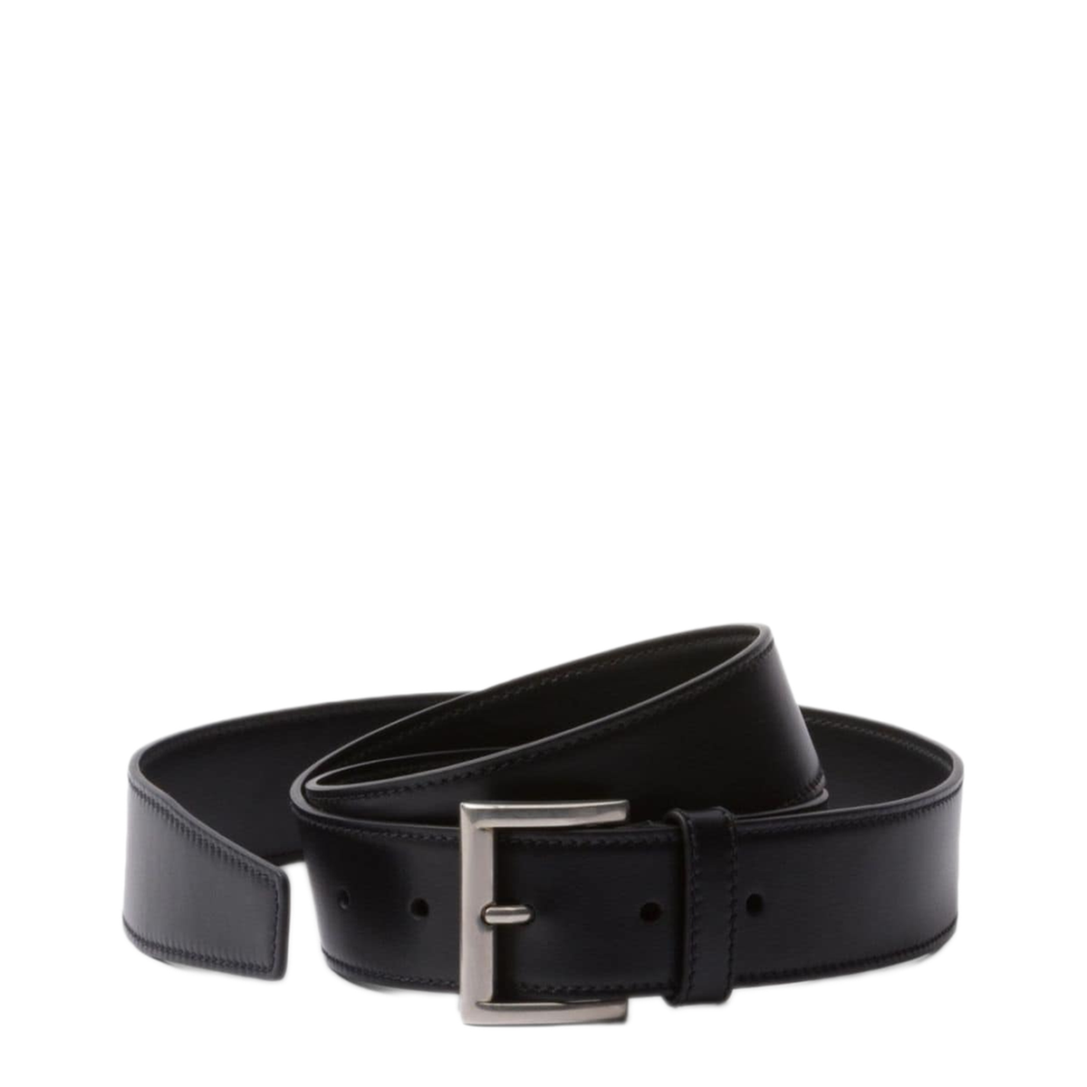 Black Leather Belt - Image 1