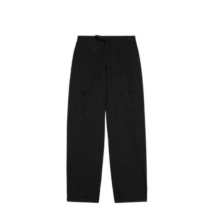 Cotton Poplin Cargo Pants Black - Image 1