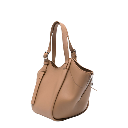 Hammock Flip Calfskin Shoulder Bag - Squirrel - Image 3