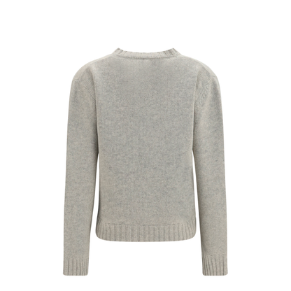 Knitted Sweater with Logo Lettering - Image 2
