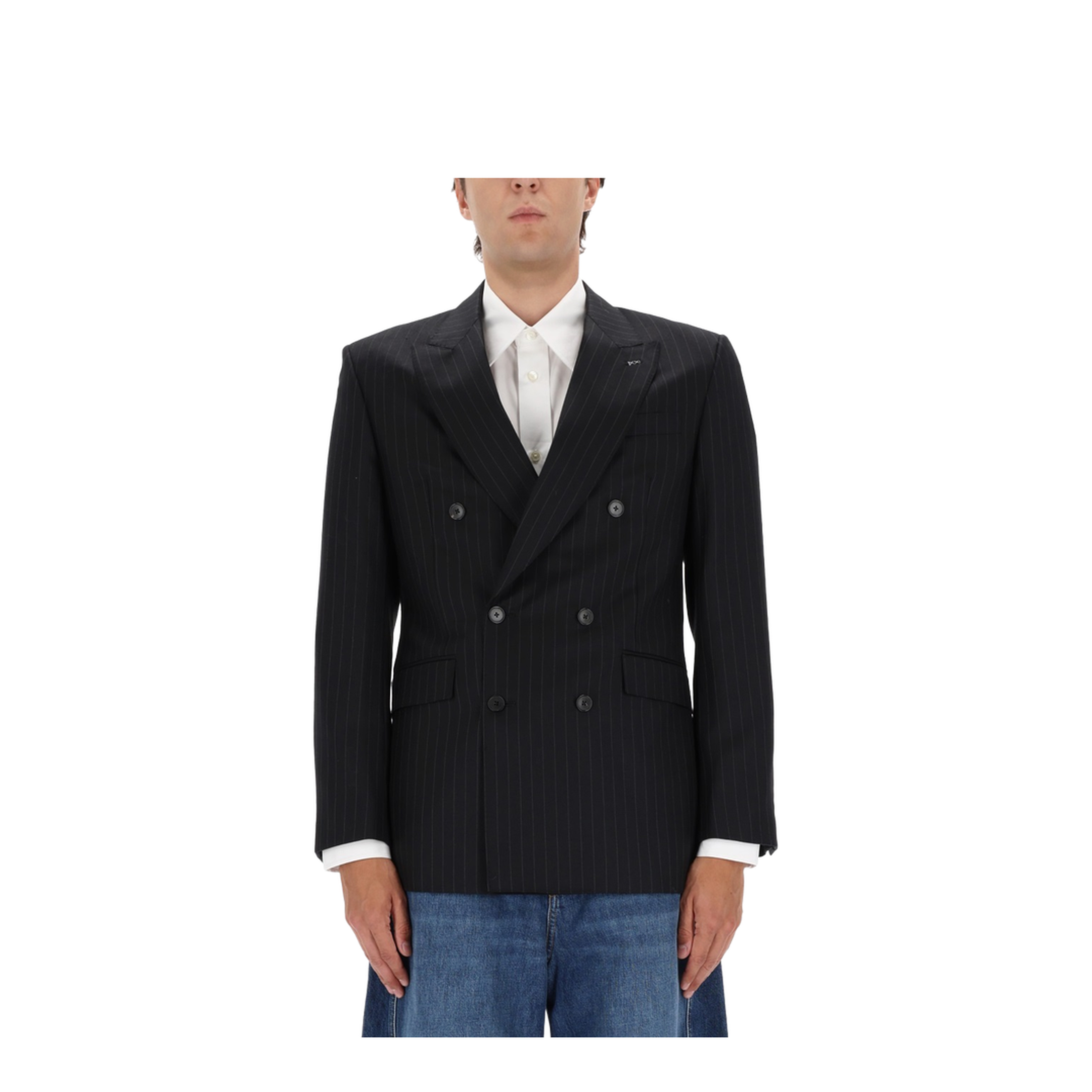 Fitted Striped Jacket - Image 1