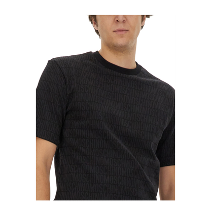 T-Shirt with All Over Logo - Image 4