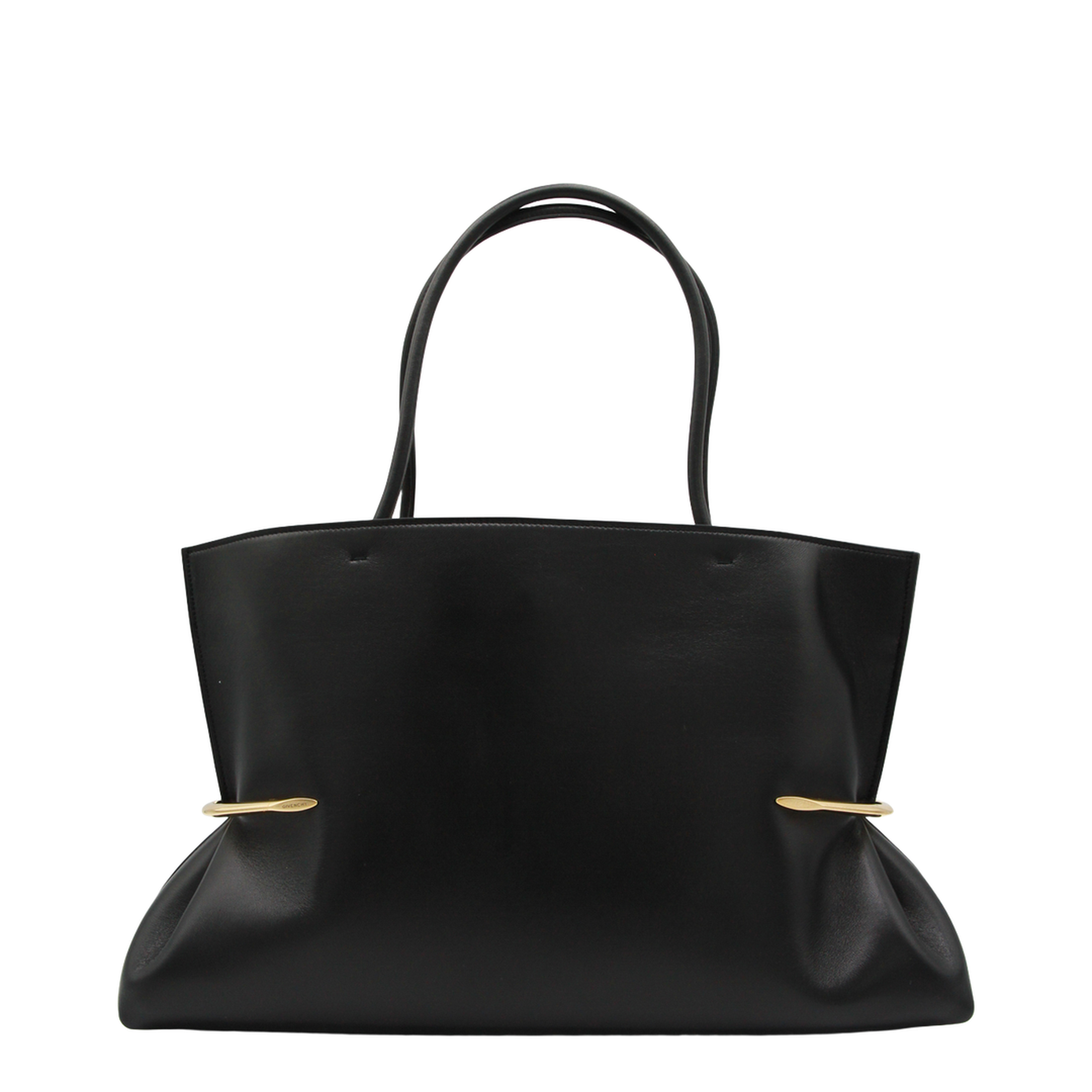 Pinch Nappa Leather Tote - Black - Image 10
