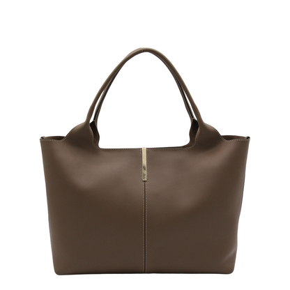 Shopping Bag in Leather Medium-Small - Image 2