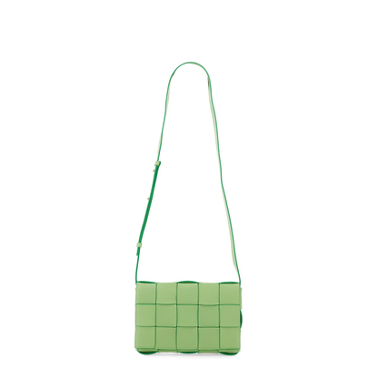 Cassette Calf Leather Crossbody - Pistachio Parakeet - Image 4