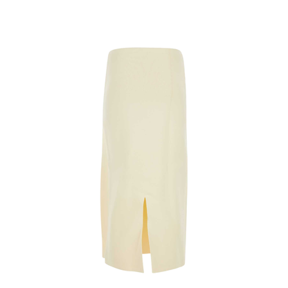 Viscose Skirt Ivory - Image 2