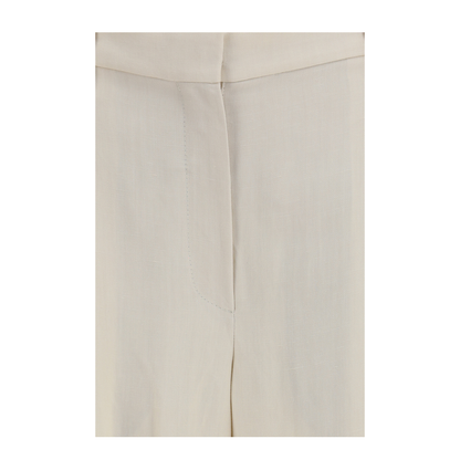 Wide Pants in Fluid Twill - Image 3