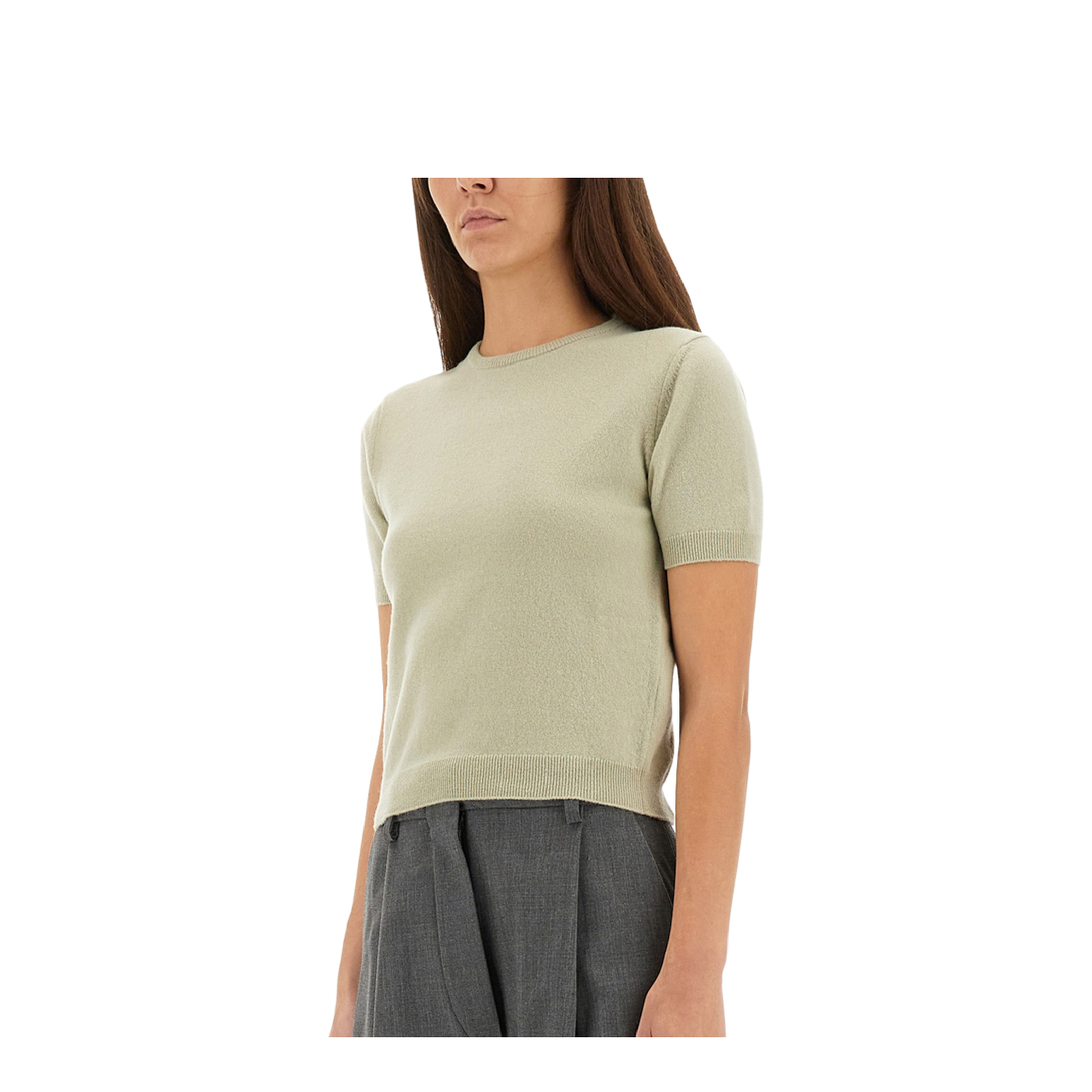 Wool Crew Neck T-Shirt - Image 4