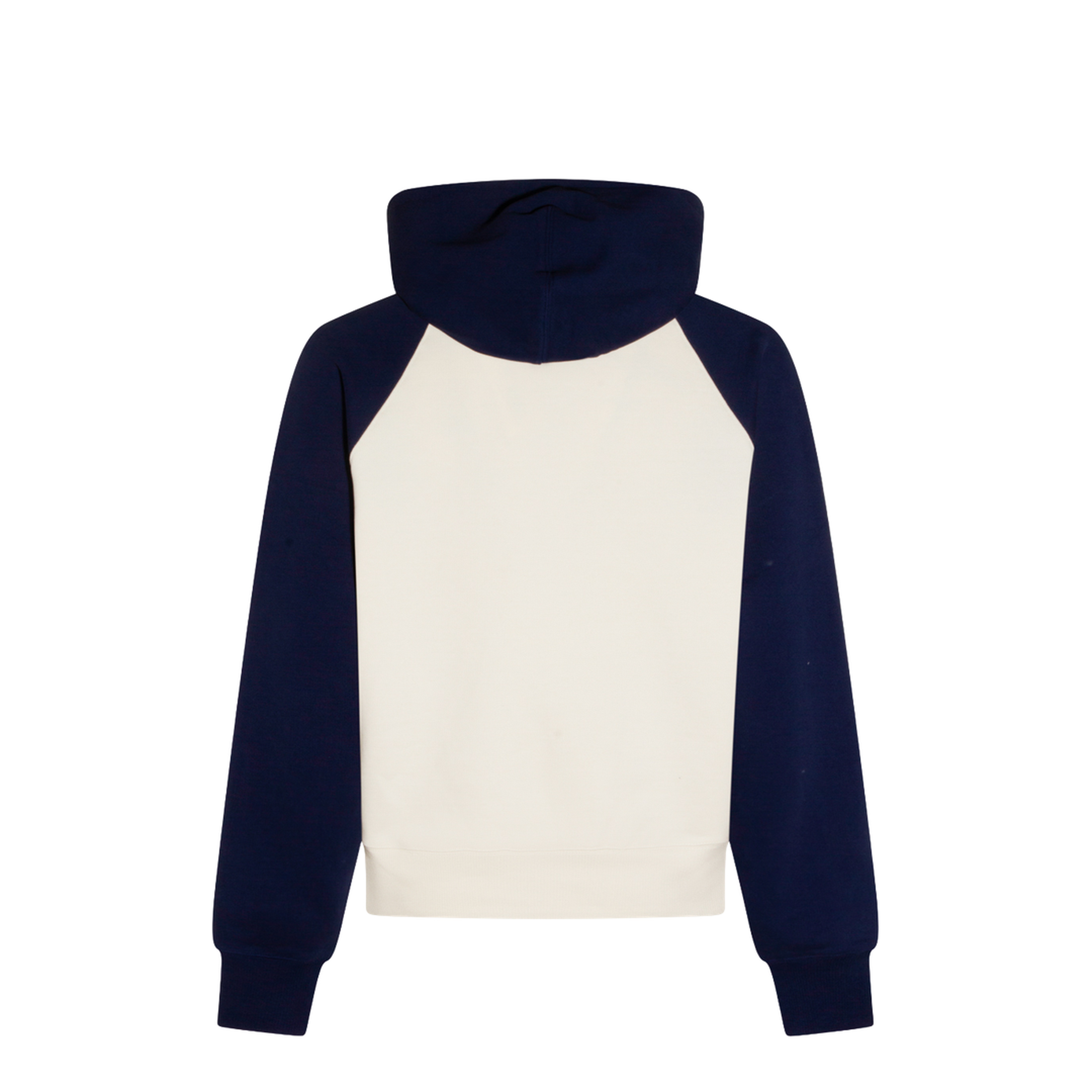 Hoodie in Cream/Blue - Image 3