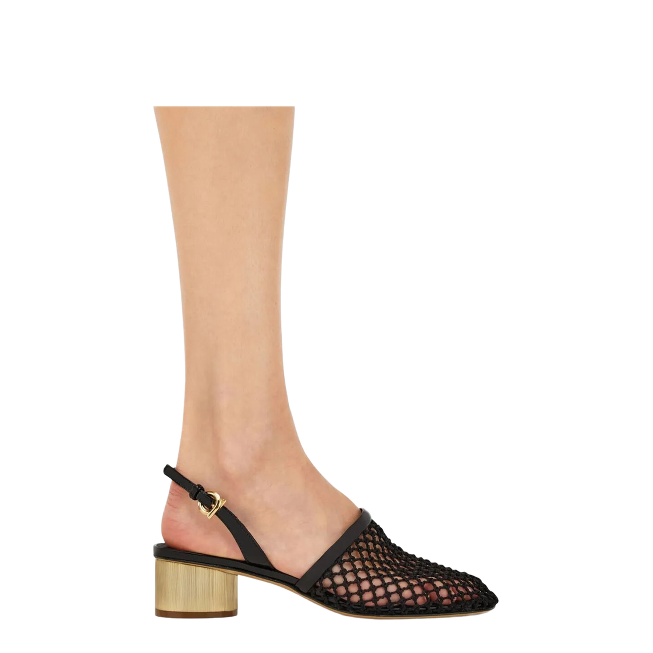 KAY 40 MESH AND LEATHER SLINGBACK - Image 2