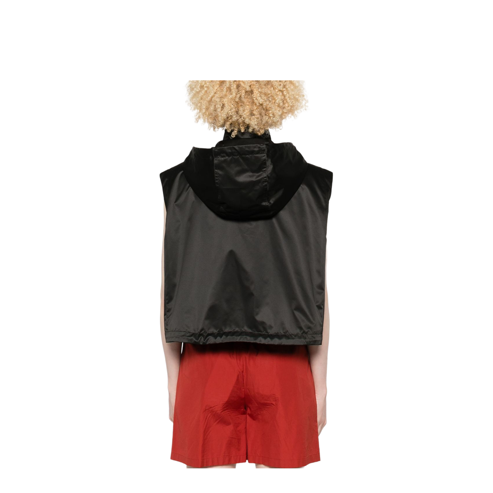 Cropped Gilet with High Collar - Image 3