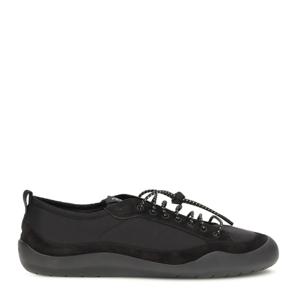 Leather and Fabric Sneakers - Image 1