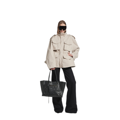 City Tote Bag Medium in Arena Lambskin - Image 8