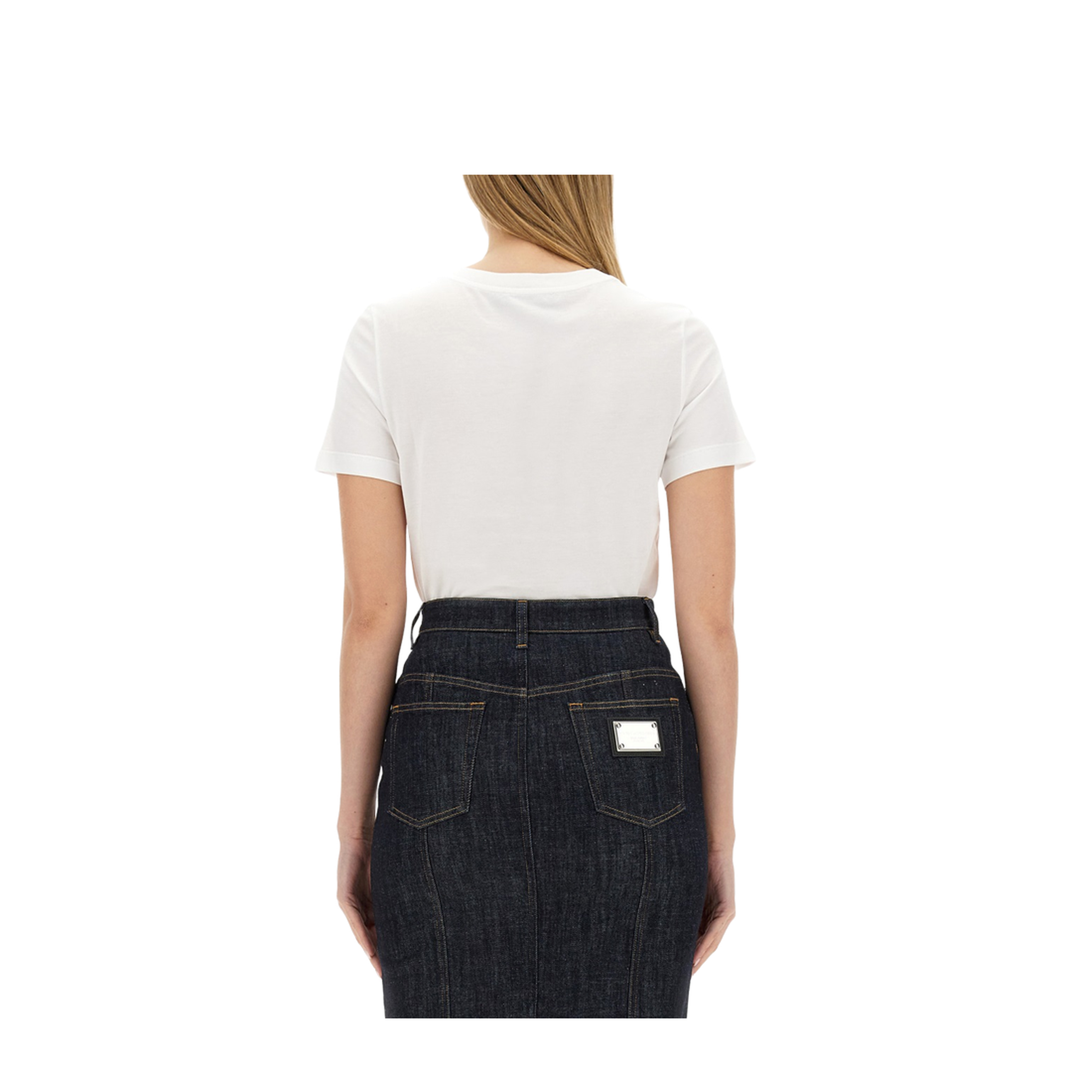 T-Shirt with Logo Patch - Image 3