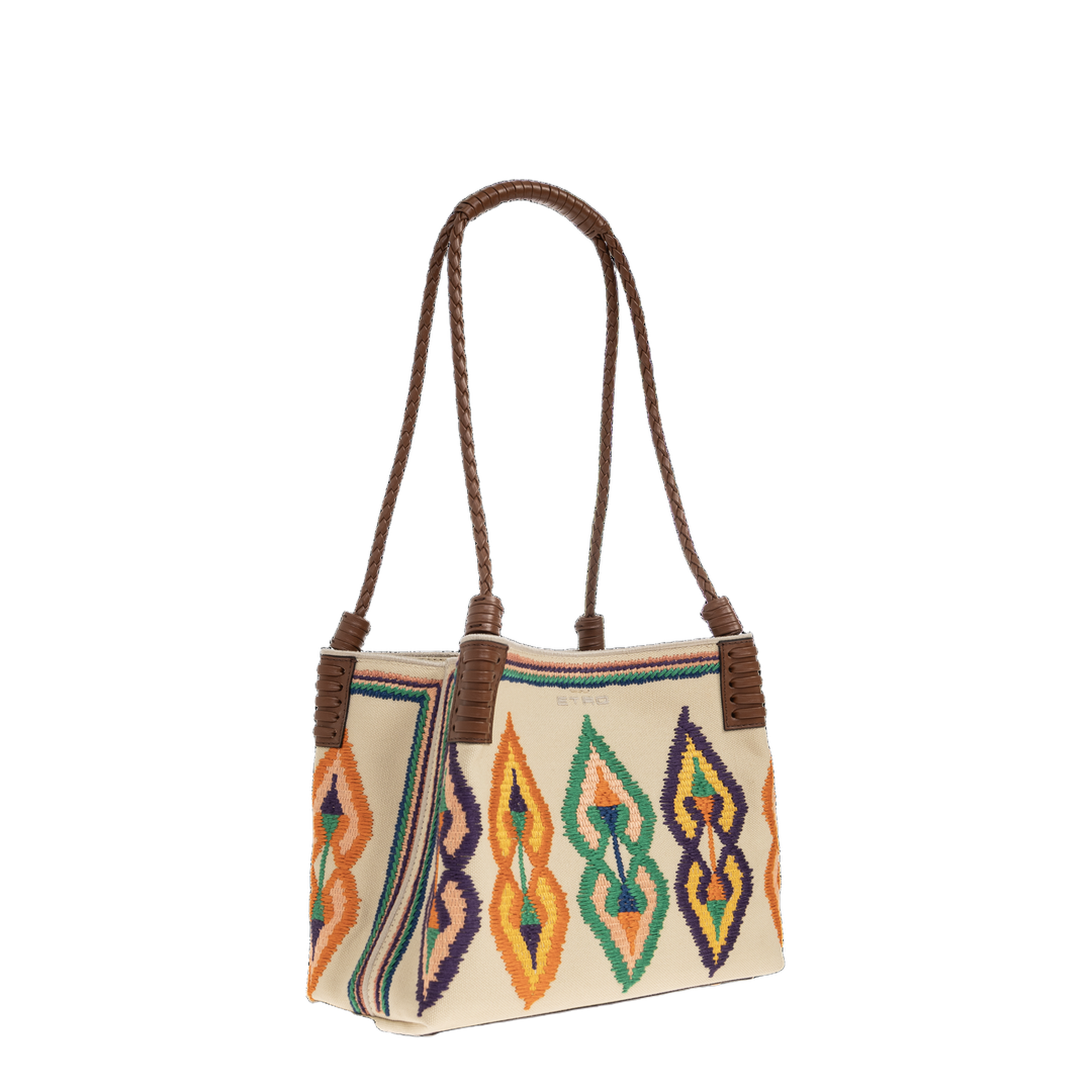 Libra Small Canvas Tote Bag - Cream - Image 4