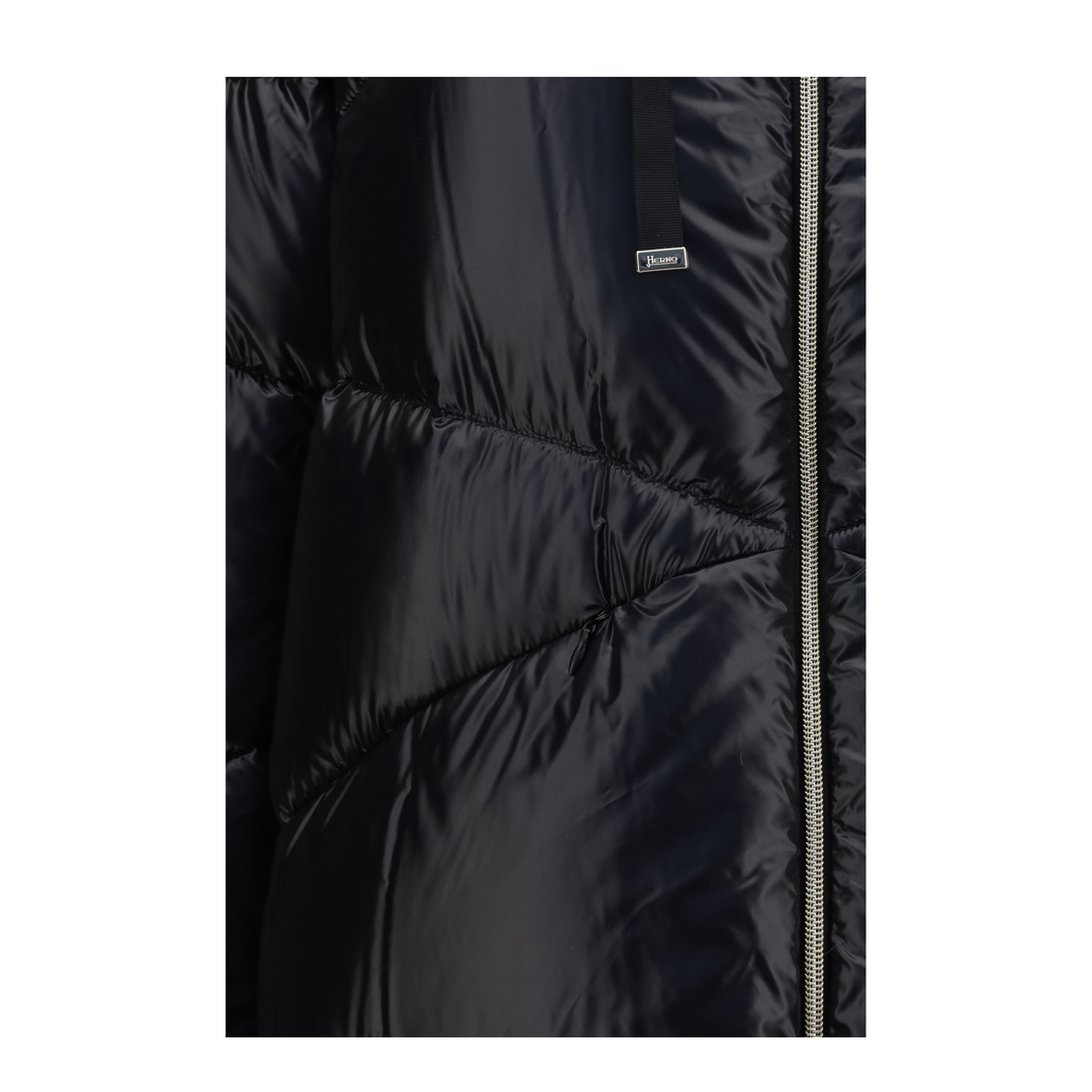 Quilted Drawstring Down Jacket - Image 3