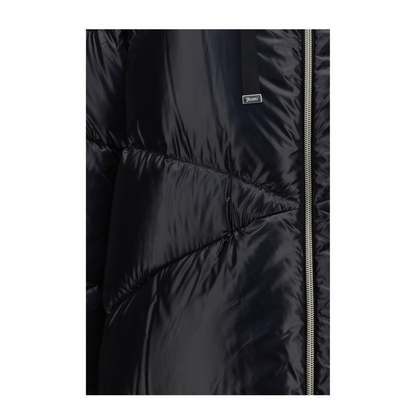 Quilted Drawstring Down Jacket - Image 3