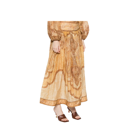 Women Skirt Mustard - Image 2