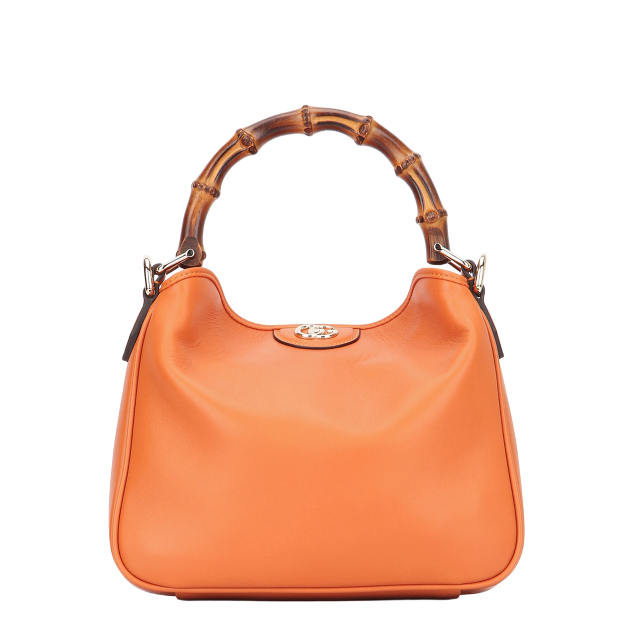 Diana Small GG Canvas Shoulder Bag - Beige and Dark Brown - Image 2