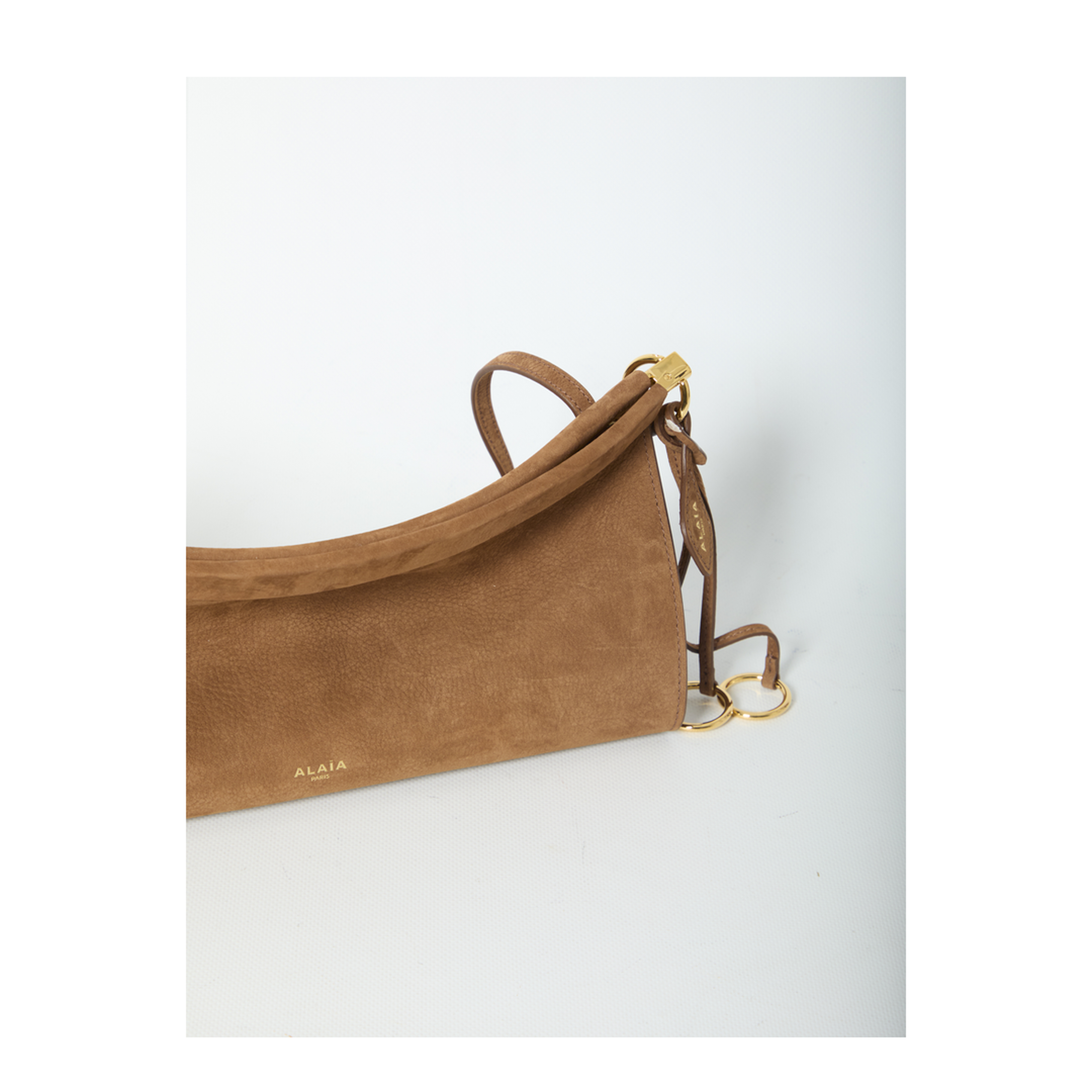 Le Click East West Medium Calfskin Bag - Brown - Image 4