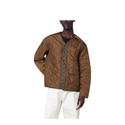 Beige Combat Liner Jacket - Image 1