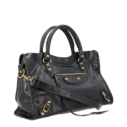 Le City Medium Arena Lambskin Shoulder Bag - Black - Image 2