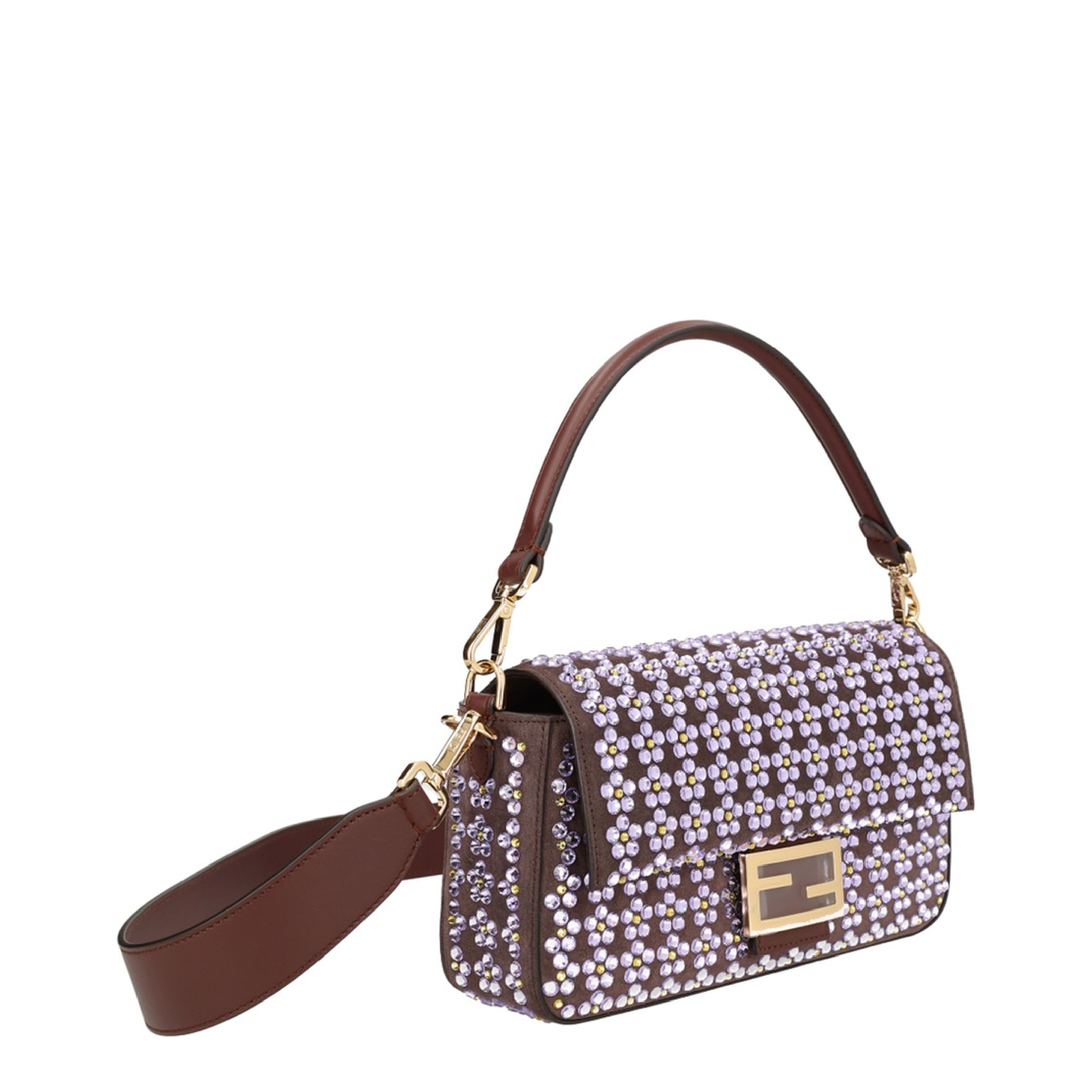 Baguette Medium Calfskin Shoulder Bag - Mahogany - Image 4