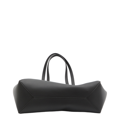 Puzzle Medium Horizontal Soft Grained Calfskin Tote - Black - Image 3