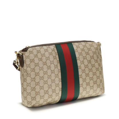Medium GG Shoulder Bag with Web Stripe - Image 2