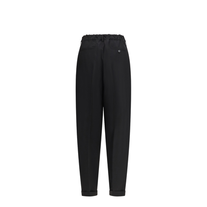 Pleated Pants with an Elasticated Waistband - Image 2