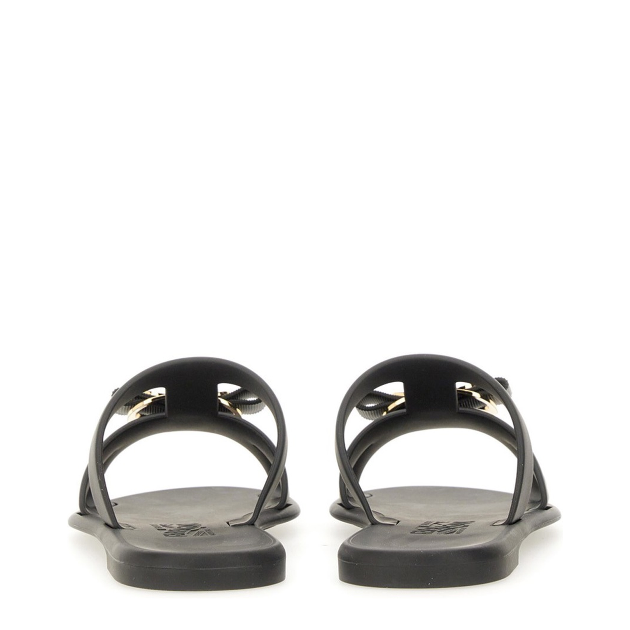 Black Leather Flats - Image 4