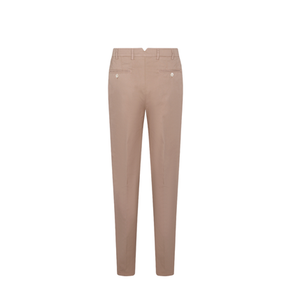 Cotton Pants Dark Beige - Image 4